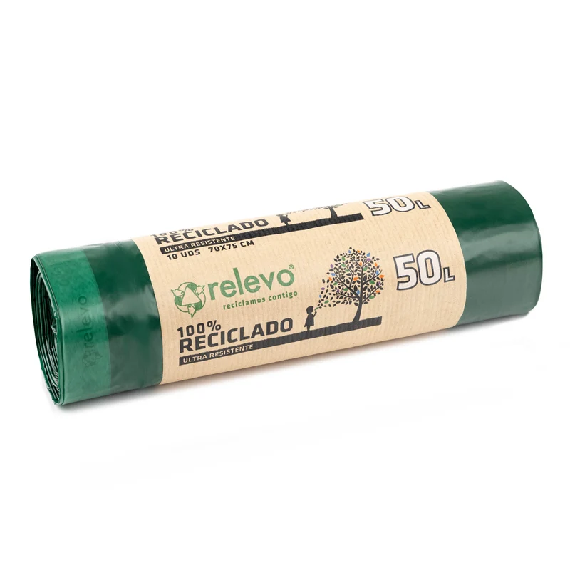 Bolsa basura 50l 100% reciclado Relevo p10