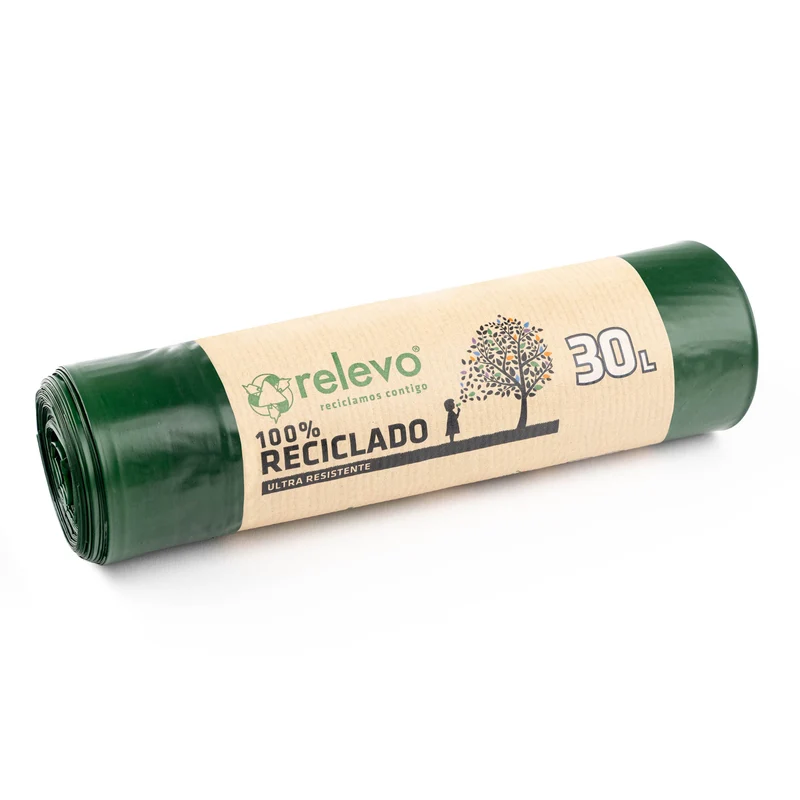 Bolsa basura 30l 100% reciclado Relevo p15