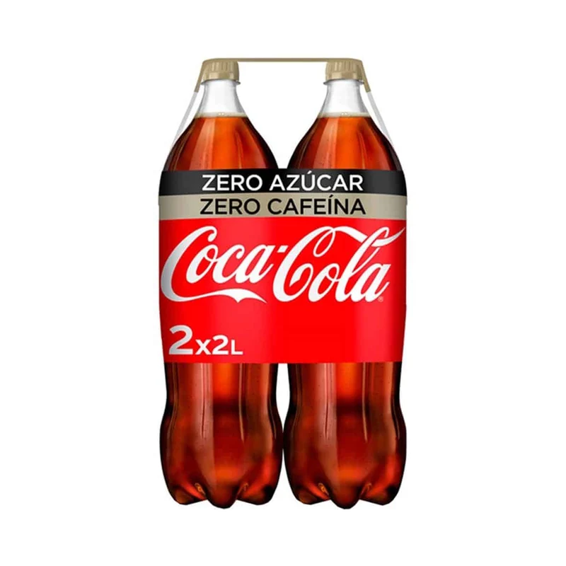 Coca-Cola Zero Azúcar Zero Cafeína 2L Pack de 2