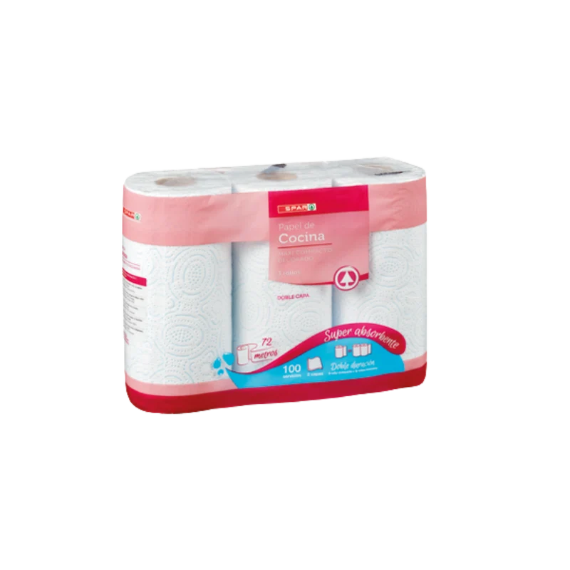 Papel de Cocina Maxi Compacto Super Absorbente SPAR 3R