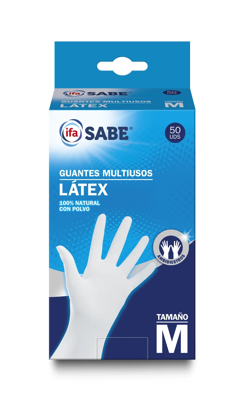 Guante latex Ifa sabe 50u