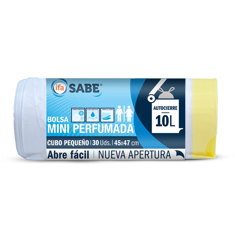 Bolsas basura 10l mini Ifa sabe 30u