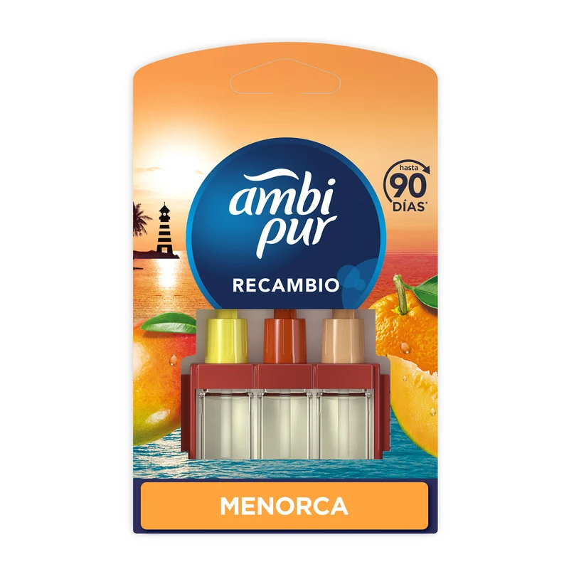 Ambientador eléctrico menorca atardecer Ambipur 20ml