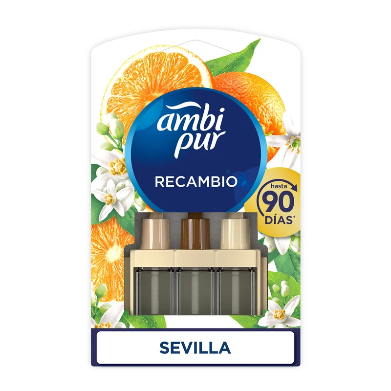 Ambientador eléctrico naranja /sevilla Ambipur 20ml