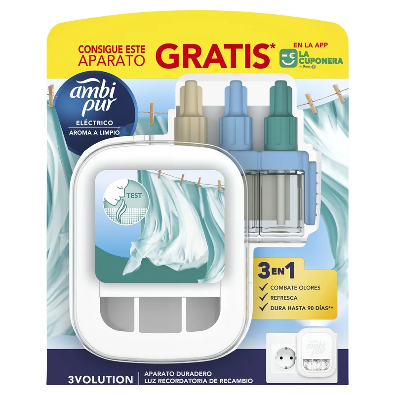 Ambientador eléctrico fresh Ambipur 20ml