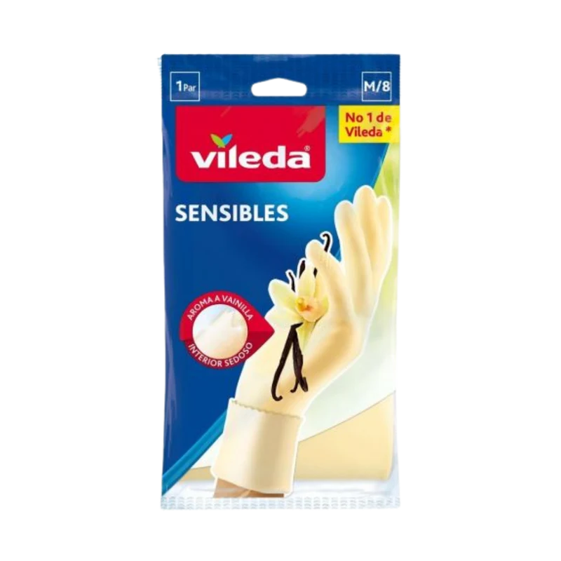 Guantes Sensibles Vileda - M