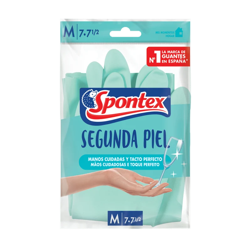 Guantes Segunda Piel Spontex - L