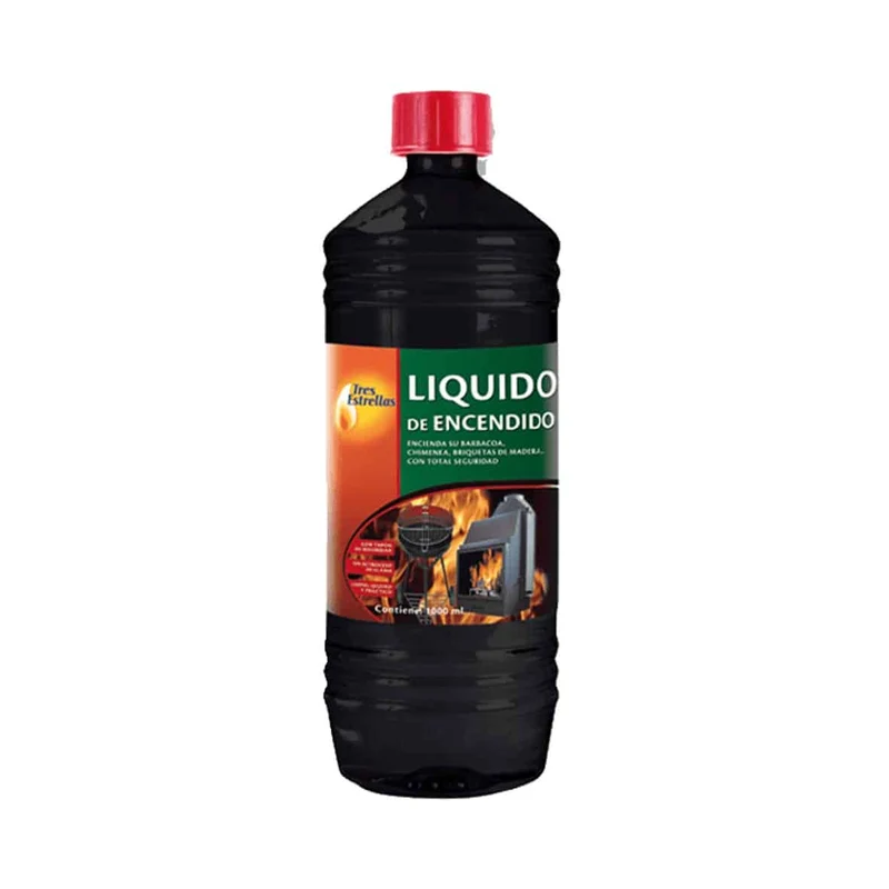 Líquido de encendido Tres Estrellas 1L