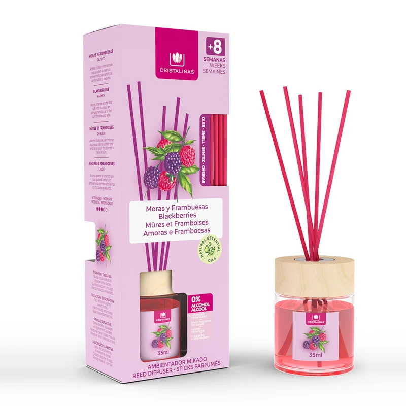 Ambientador mikado moras Cristalinas 40ml