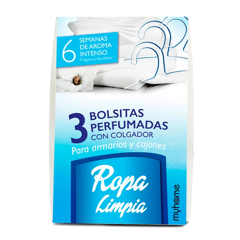 Ambientador colgar perfum ropa limpia sachet Sys 7g