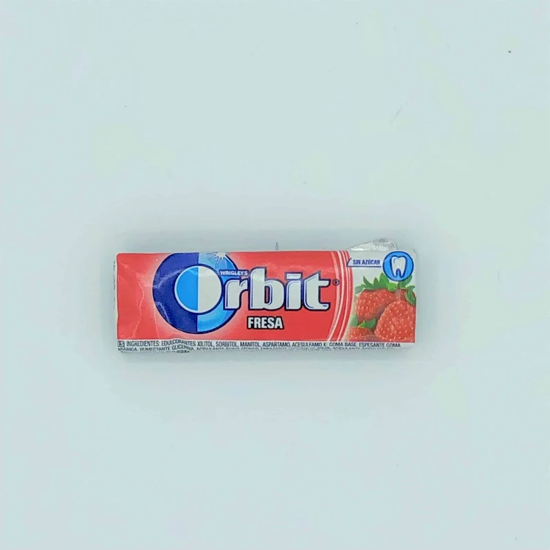 Chicle Orbit Fresa