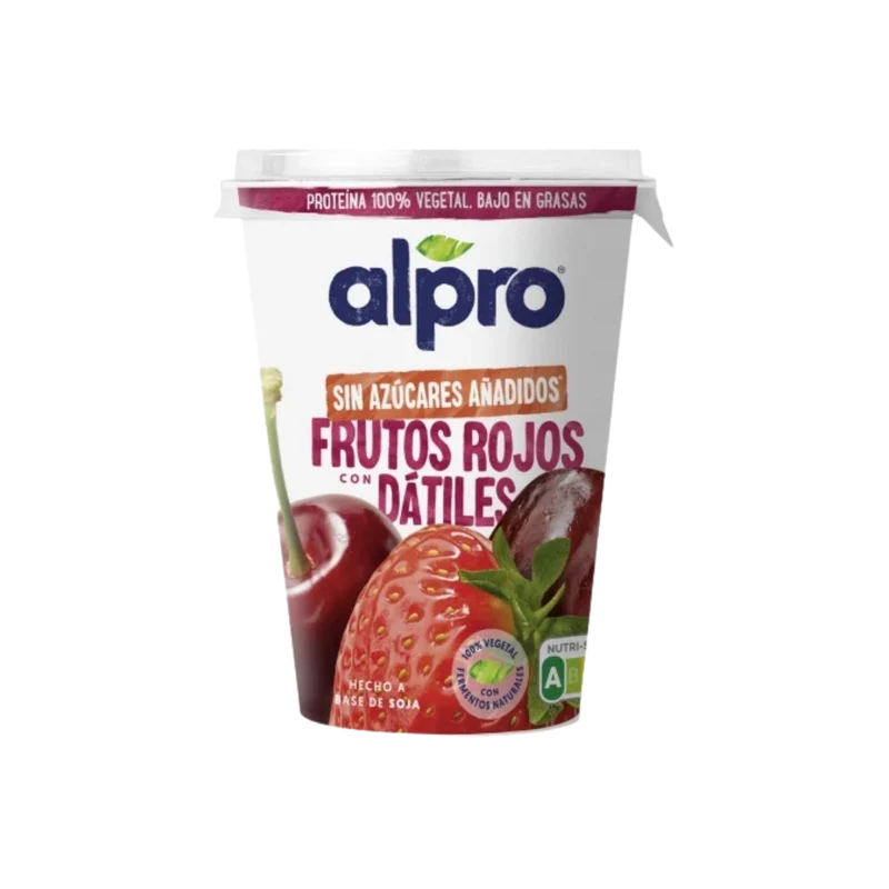 Alpro Soja, Frutos Rojos con Dátiles 400g