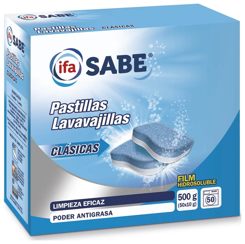 Lavavajilla cápsulas pastilla todo en 1 Ifa sabe p50