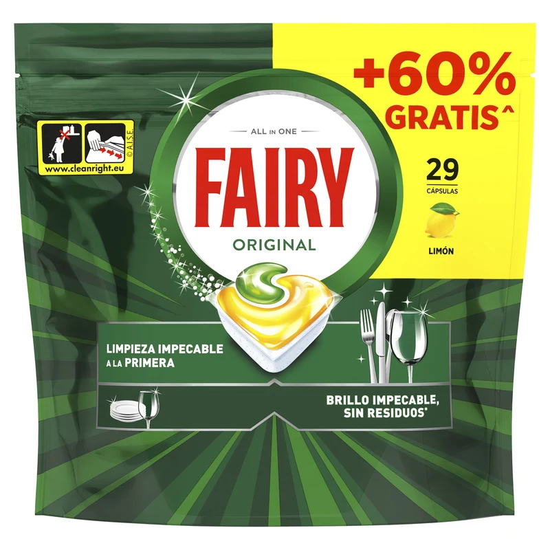 Lavavajillas maquina original Fairy 29d