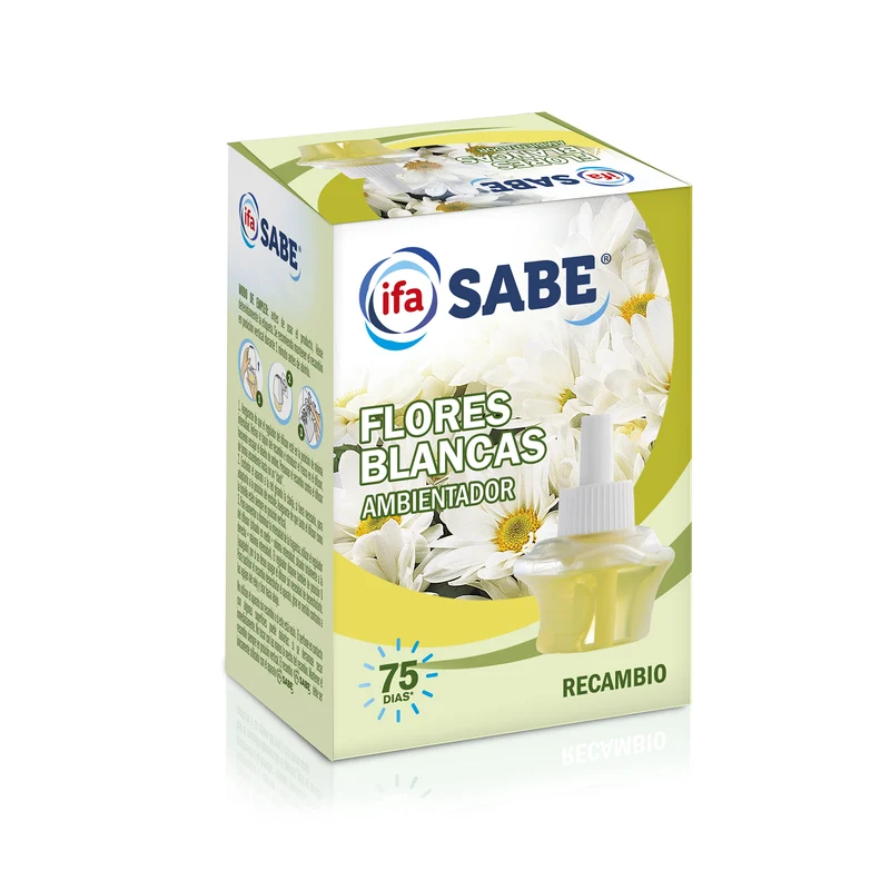 Ambientador eléctrico recambio flores blancas Ifa sabe 25ml