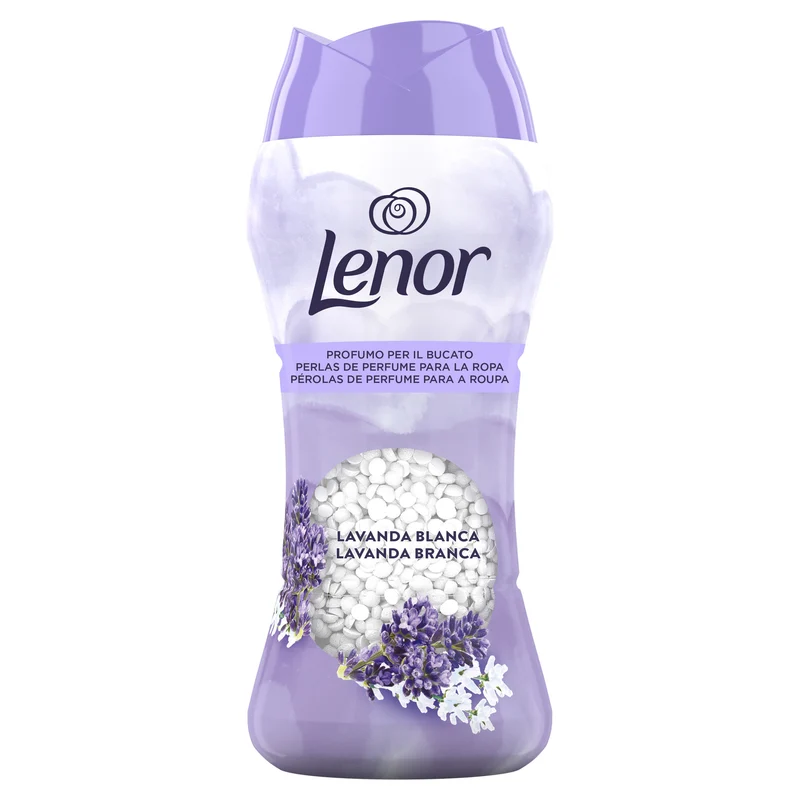 Perlas lavanda blanca Lenor 195g