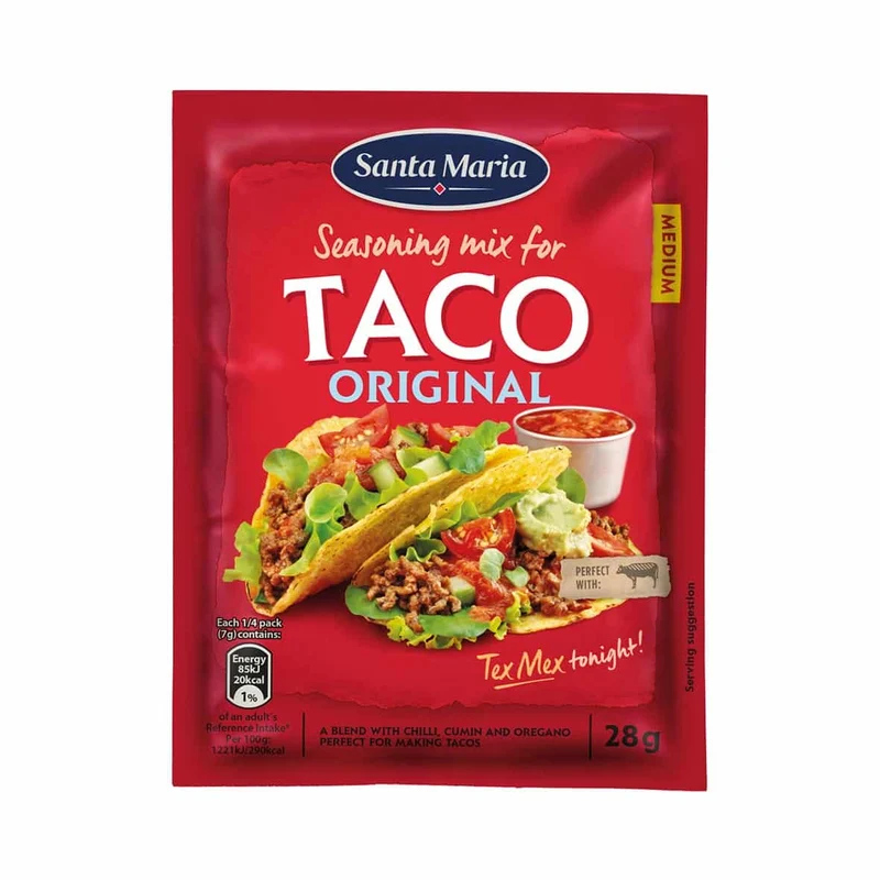 Seasoning Mix for Taco Original Santa Maria (Tex Mex)