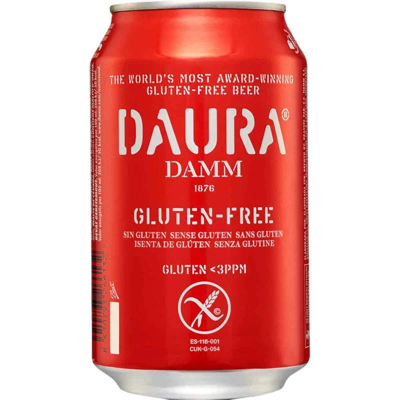 Cerveza Daura Damm Sin Gluten 33cl