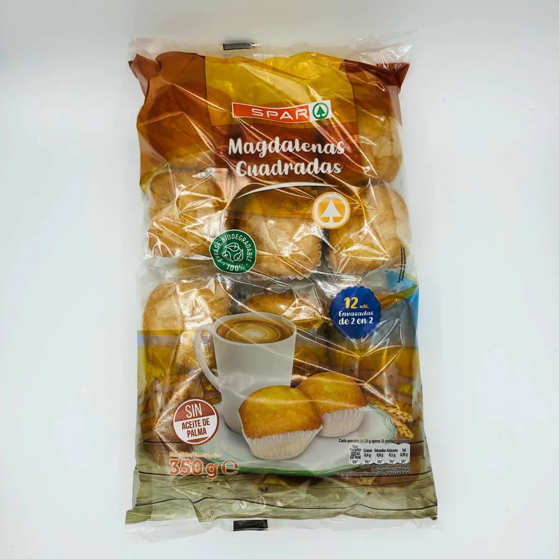 Magdalenas Cuadradas SPAR 350g