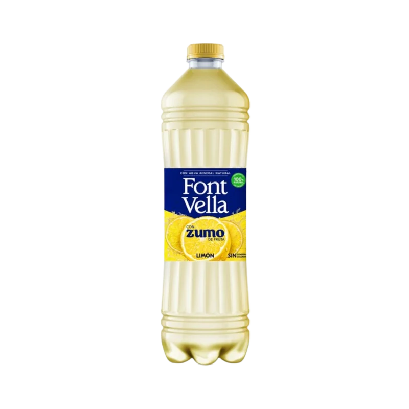 Agua Font Vella con Zumo de Limón 1,25L