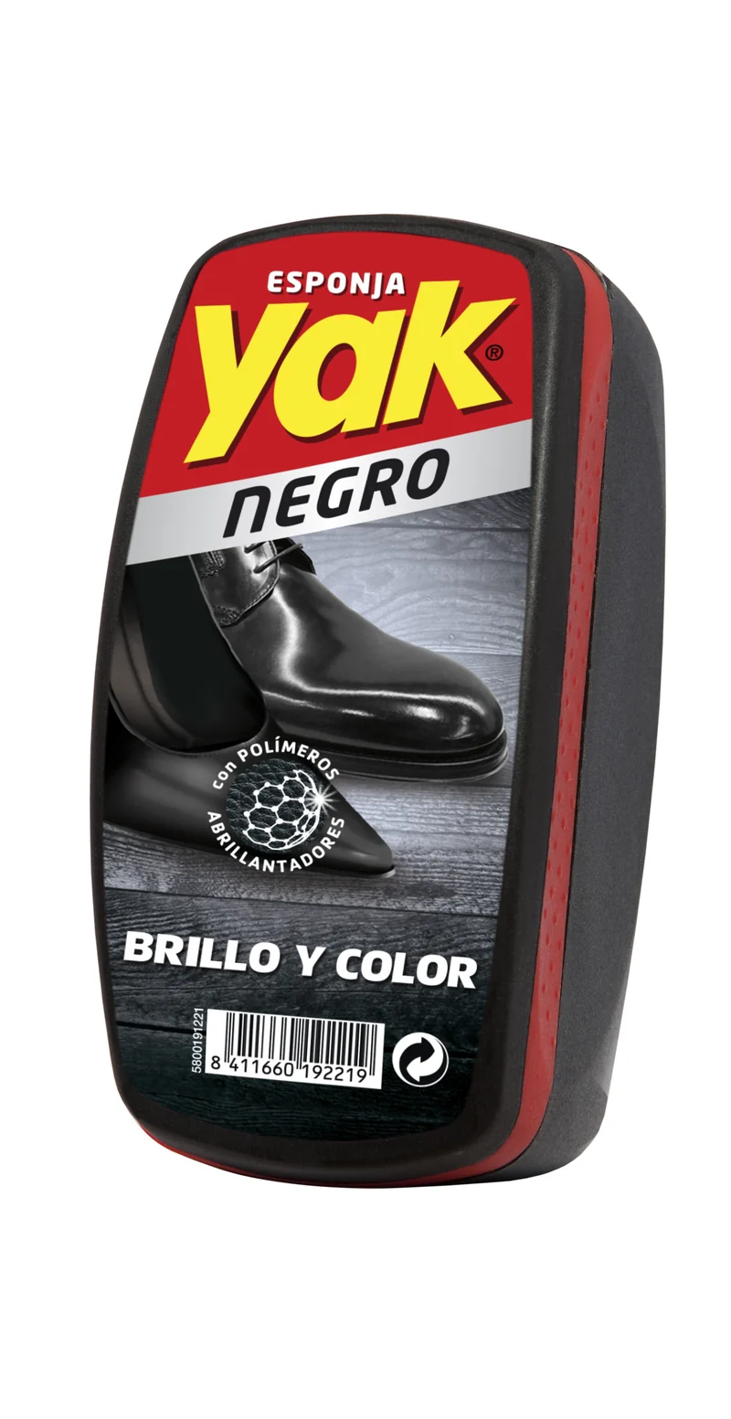 Esponja calzado negro Yak 1u