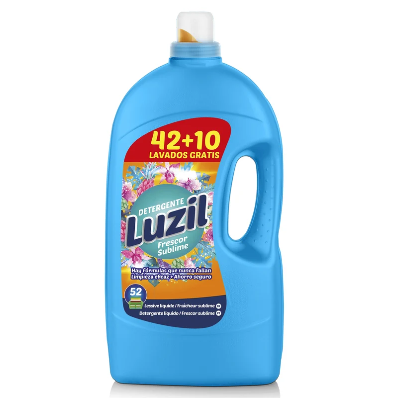 Detergente líquido frescor sublime Luzil 42+6