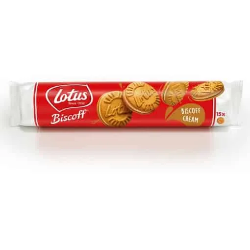 Galleta rellena de crema Lotus 150g