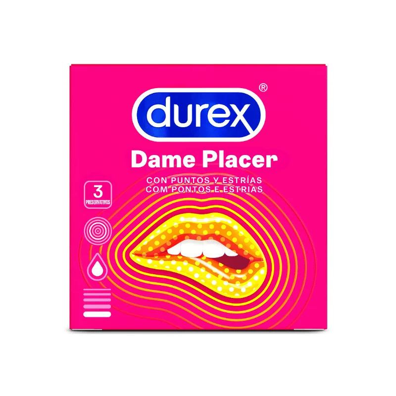 Durex Preservativos Dame Placer 3u