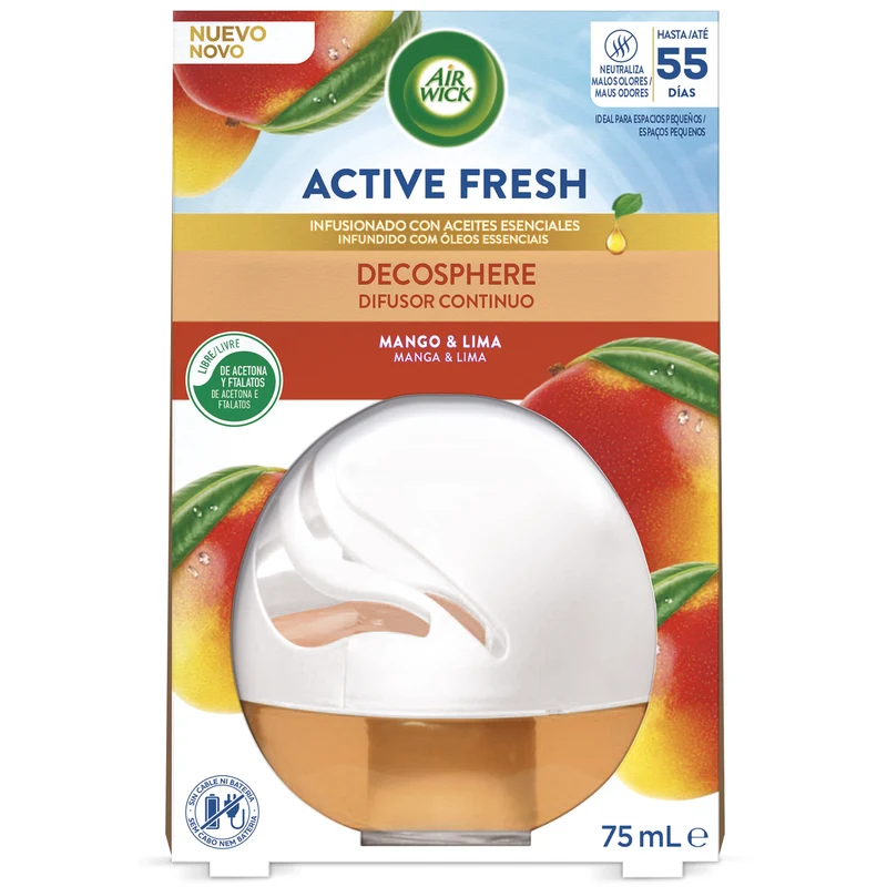 Ambientador decosphere mango & lima Air wick 75ml