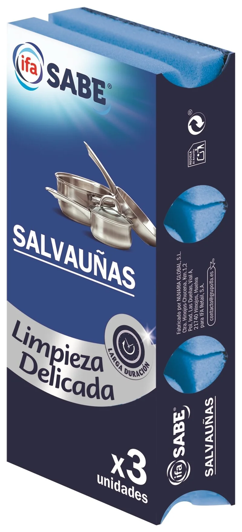 Estropajo salvauñas no raya Ifa sabe 3u