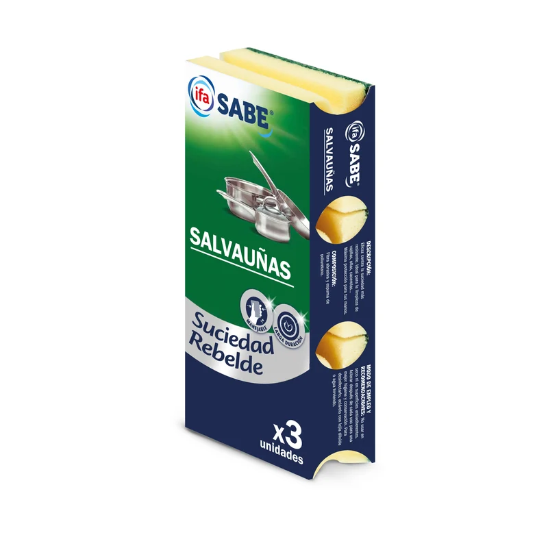 Estropajo salvauñas Ifa sabe 3u