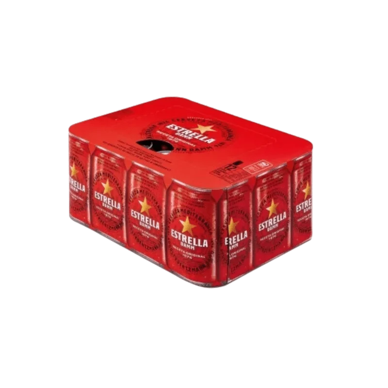 Cerveza Estrella Damm Lata 33cl Pack 12
