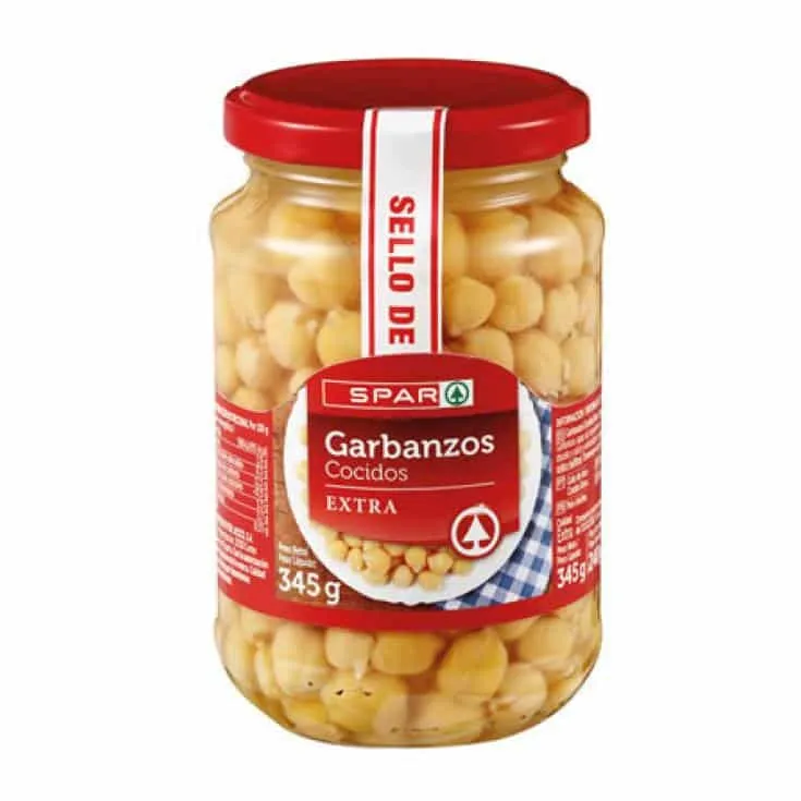Garbanzos Cocidos SPAR 345g