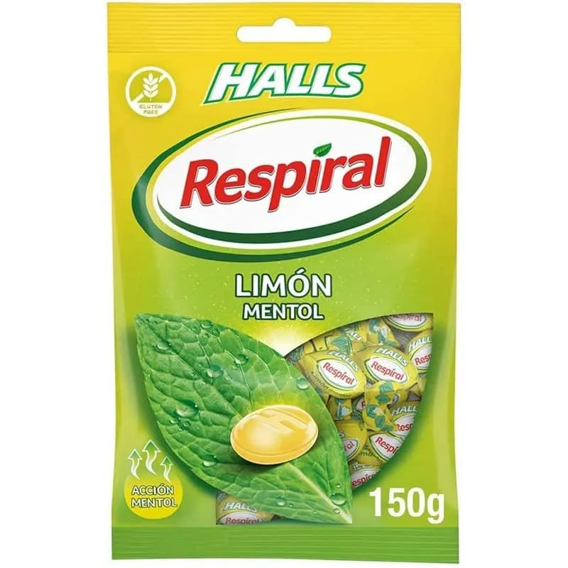 Caramelos de Limón Respiral Halls 150g
