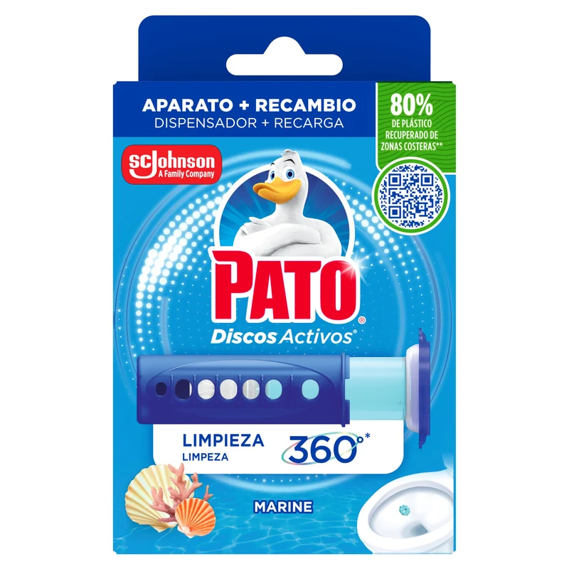 Limpiador wc disc acti frescor marino Pato 6dosis