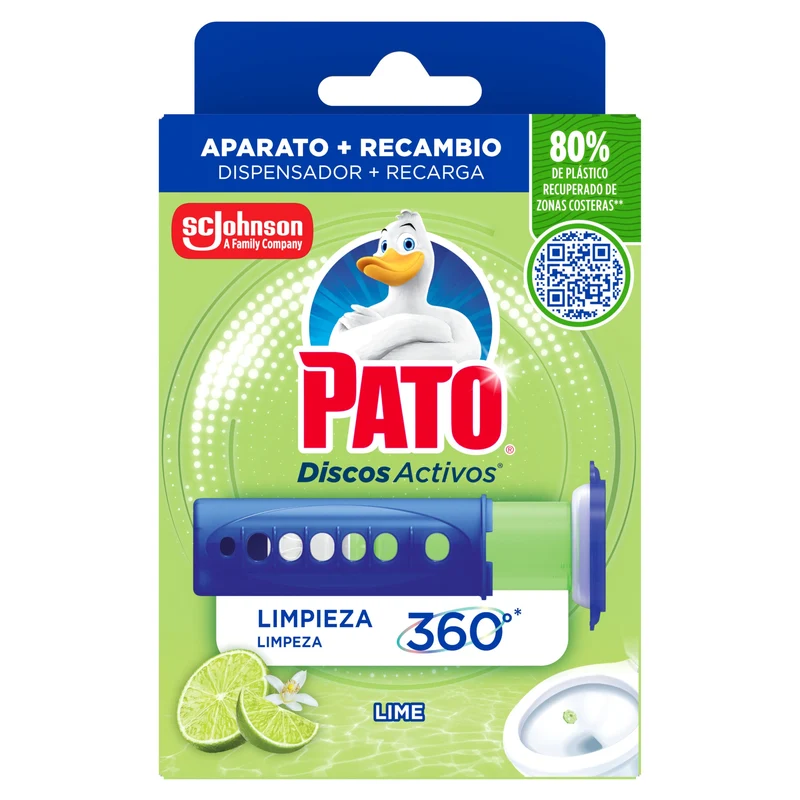 Limpiador wc discos activos lima Pato 6dosis
