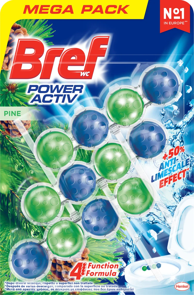 Limpiador wc colgador natura Bref 3u