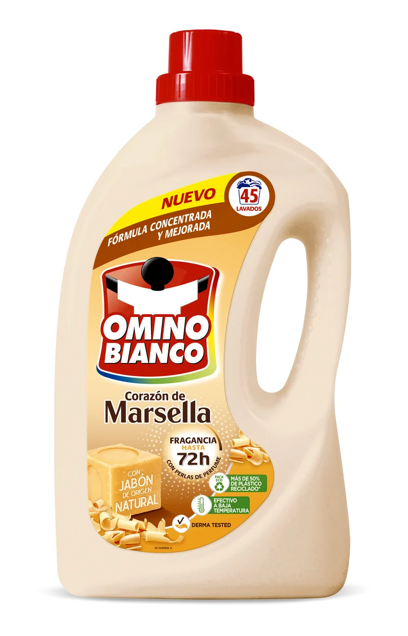 Detergente líquido marsella Omino 45