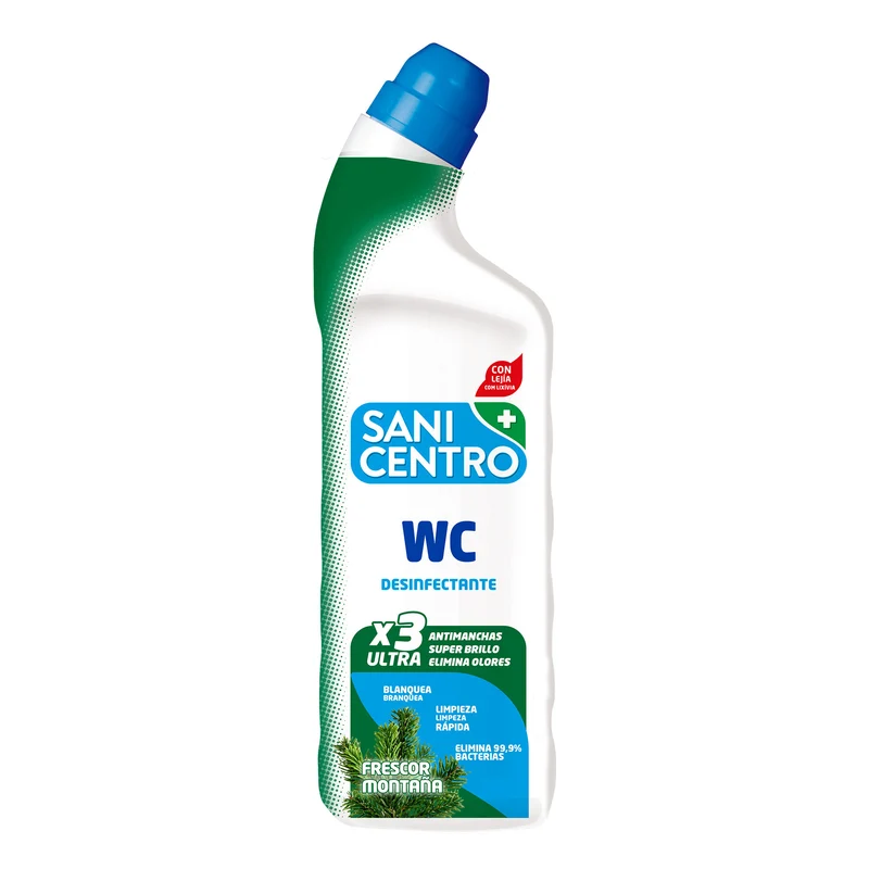 Limpiador wc gel frecor montaña Sanicentro 1l