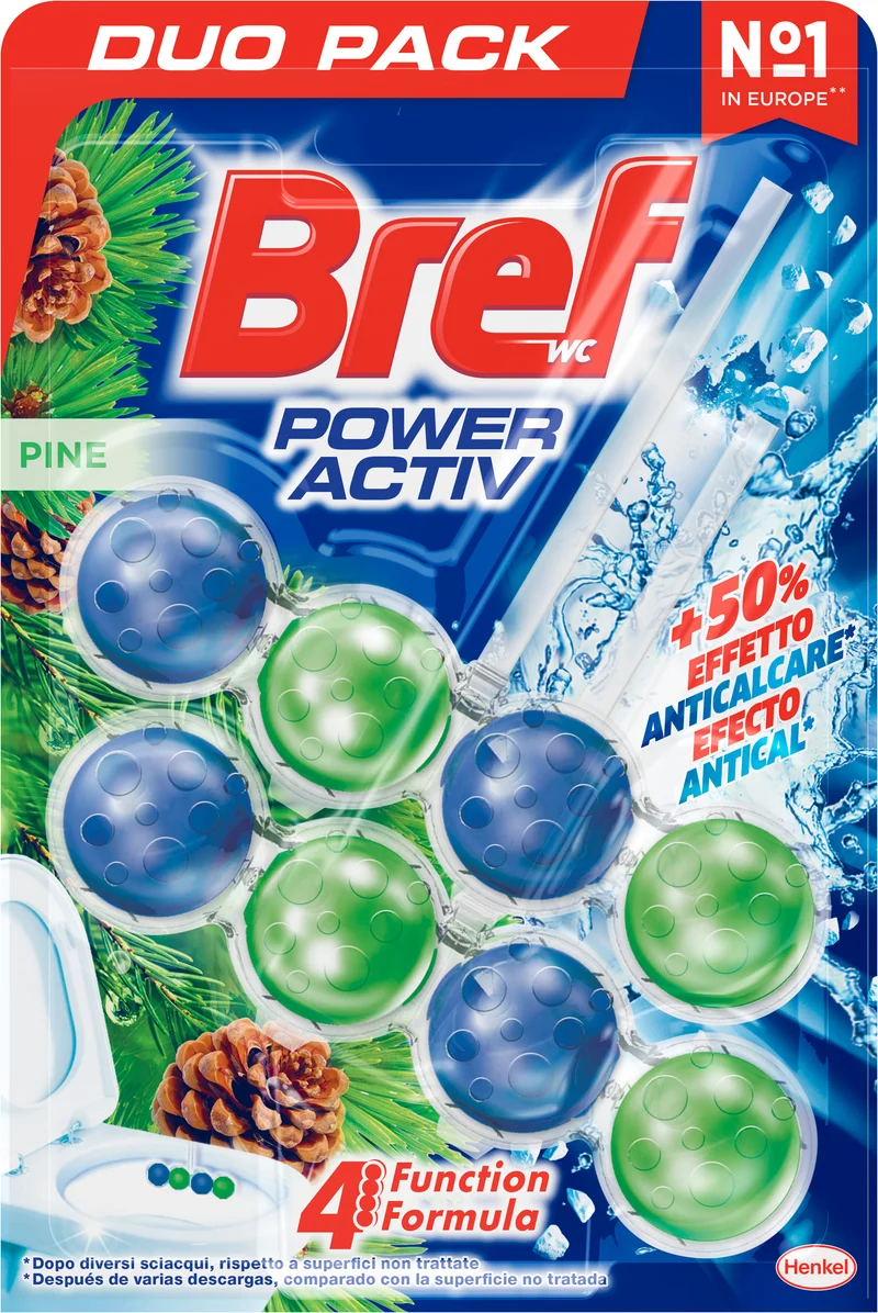 Limpiador wc colgador natura poder activo Bref wc p2 50g/u