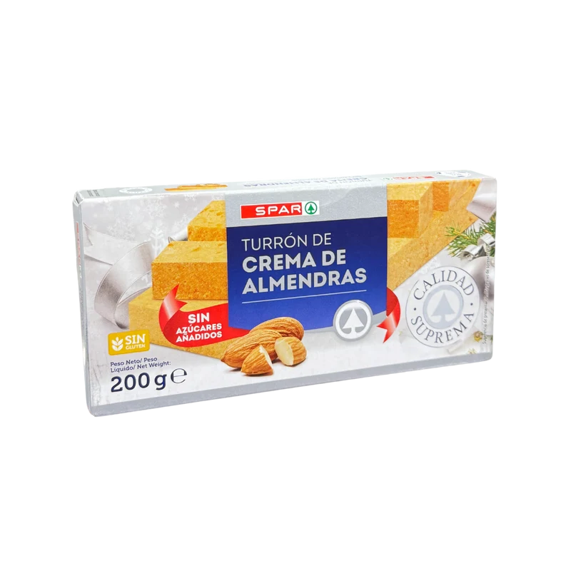 Turrón de Crema de Almendras SPAR sin Azúcar