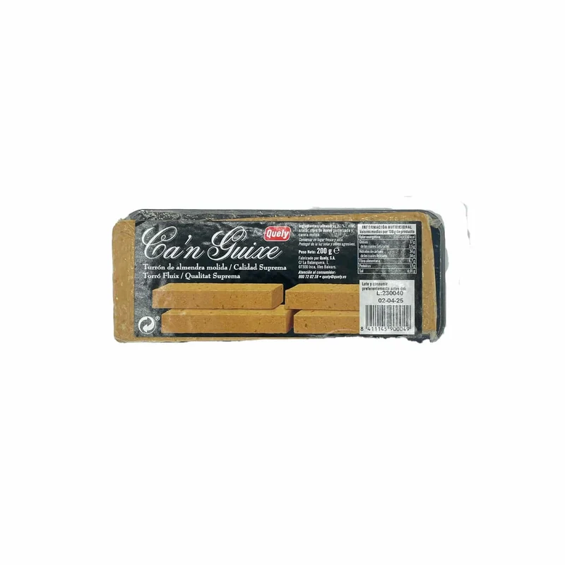 Turrón de almendra molida Ca'n Guixe