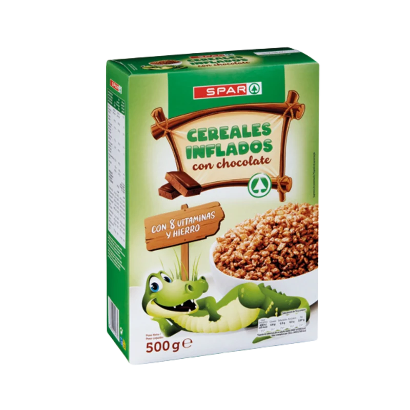 Cereales Inflados con Chocolate SPAR 500g