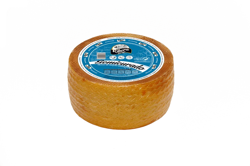 Queso Manchego Semicurado Ribera del Tajo Cuña 250g aprox