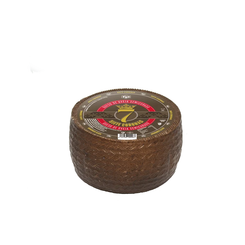 Queso Manchego Curado Siete Coronas Cuña 250g aprox