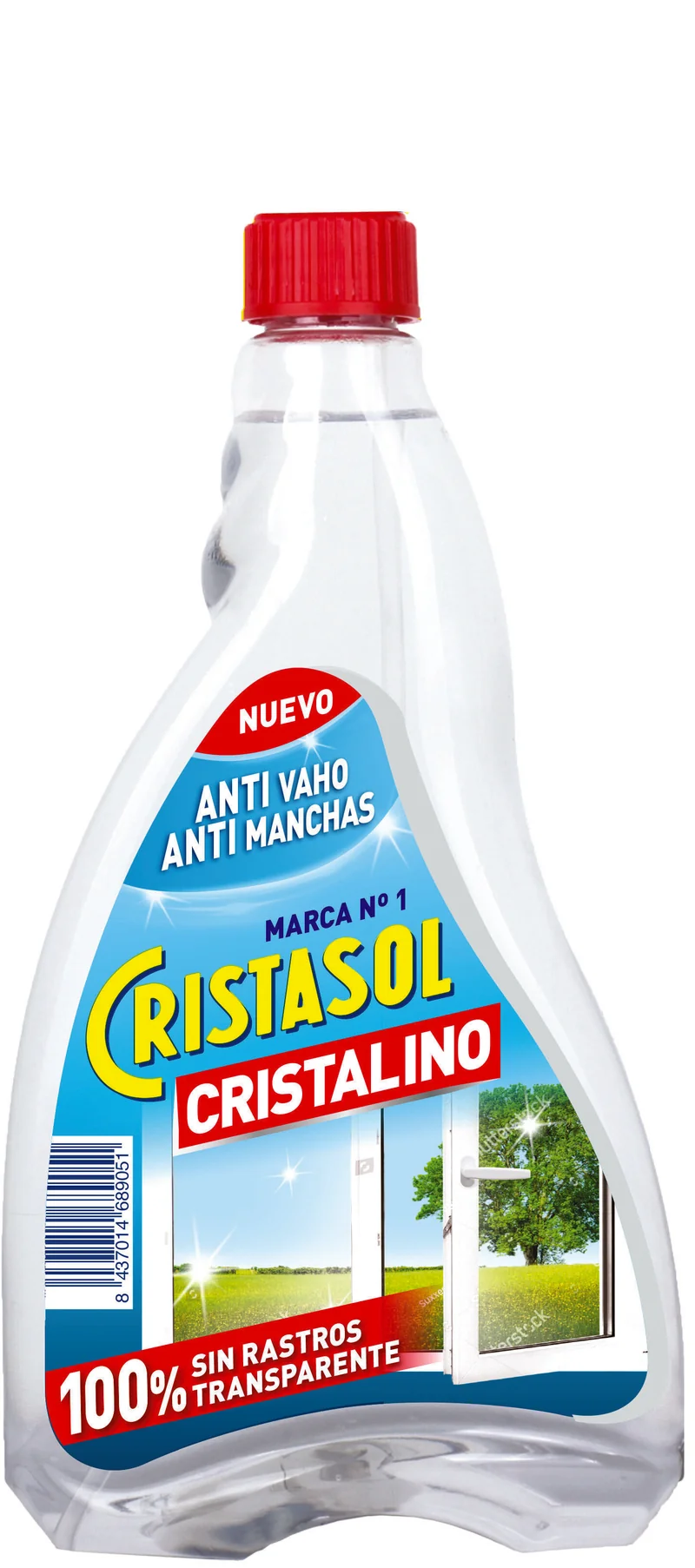 Limpiacristal cristalino recambio Cristasol 750ml