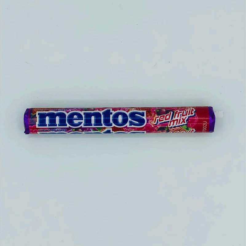 Caramelos Mentos Frutos Rojos