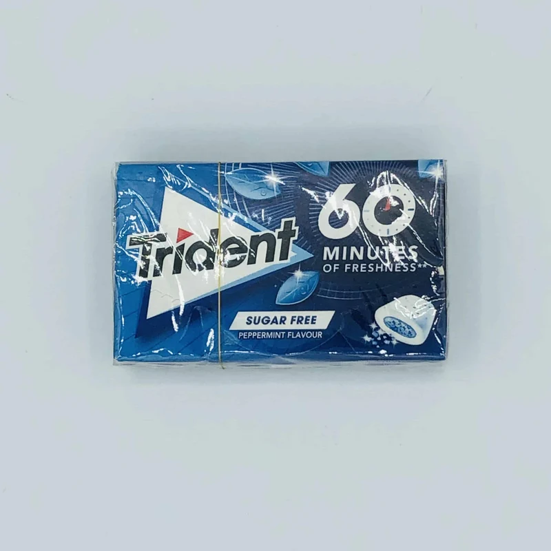Chicle Trident 60 Menta 20g