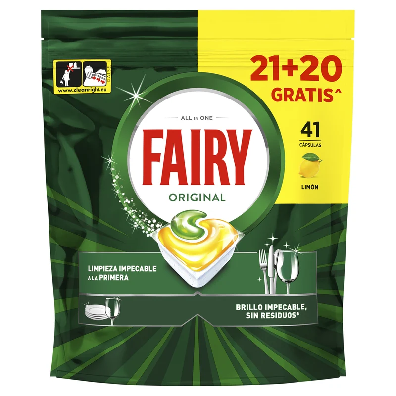 Lavavajillas cápsulas original Fairy 41d