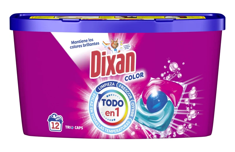 Detergente cápsulas triocaps aas Dixan 12d